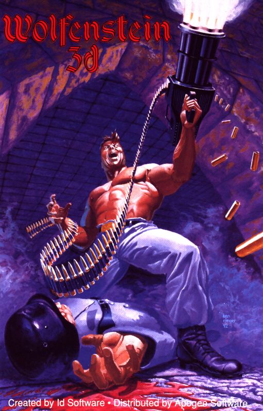 Wolfenstein 3D box art for GameBoy Advance